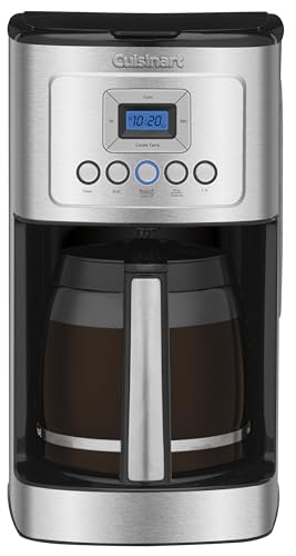 Cuisinart DCC-3200P1 Perfectemp Coffee Maker, 14 Cup Progammable with Glass Carafe, Stainless Steel