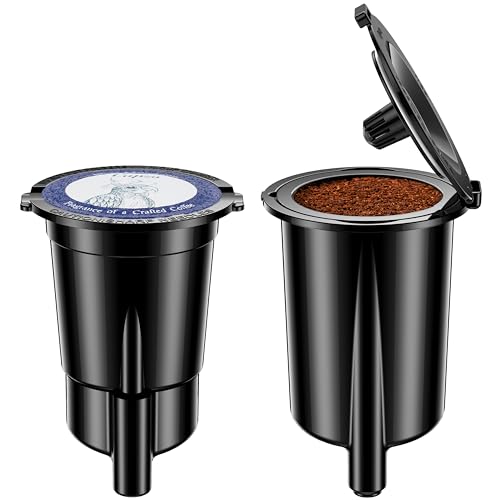 KIDISLE KC101B/KM801 Compatible 2-in-1 Accessories Kit: Reusable Filter + K Pod Holder for Coffee Machines
