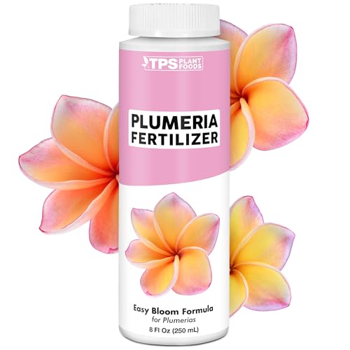 TPS NUTRIENTS Plumeria Fertilizer for All Frangipani and Tropical Plants, Liquid Plant Food 8 oz (250mL)