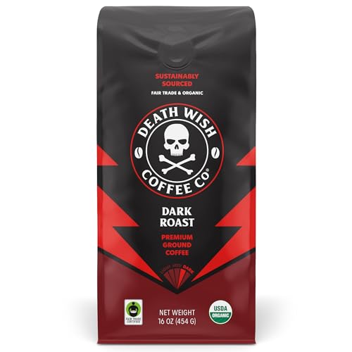 Death Wish Coffee Dark Roast Grounds