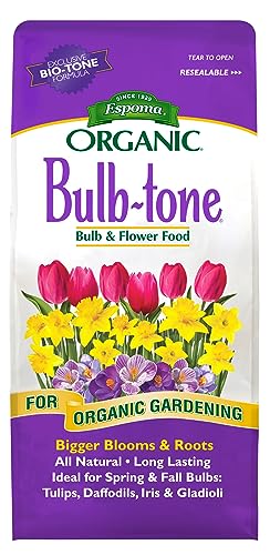 Espoma Organic Bulb-Tone 3-5-3 Natural & Organic Fertilizer and Plant Food for All Spring and Fall Bulbs. 4 lb. Bag. Use for Planting & Feeding to Promote Vibrant Blooms
