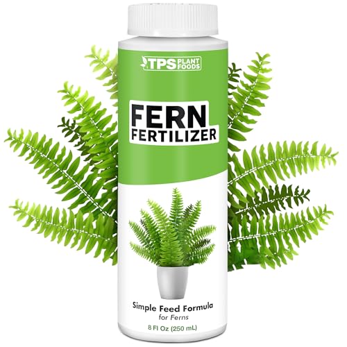 TPS NUTRIENTS Fern Fertilizer for All Ferns and Mosses, Liquid Plant Food 8 oz (250mL)