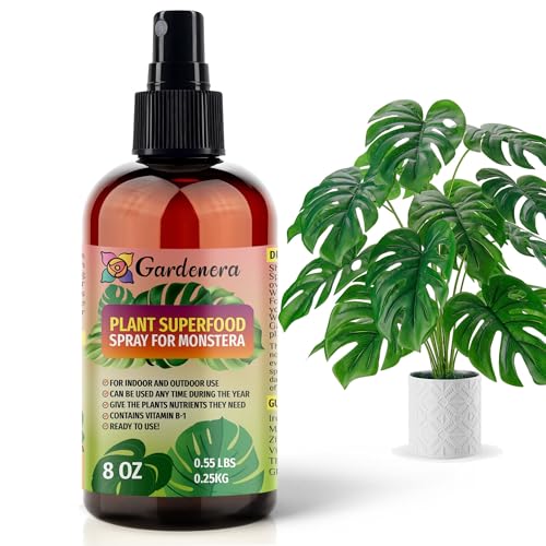 𝐁𝐄𝐒𝐓𝐒𝐄𝐋𝐋𝐄𝐑 Plant Superfood for Monstera Plants with B1 Vitamin, Glucose and Essential Minerals - Organic Plant Food Fertilizer for Indoor & Outdoor Monstera Plant Care - 8oz