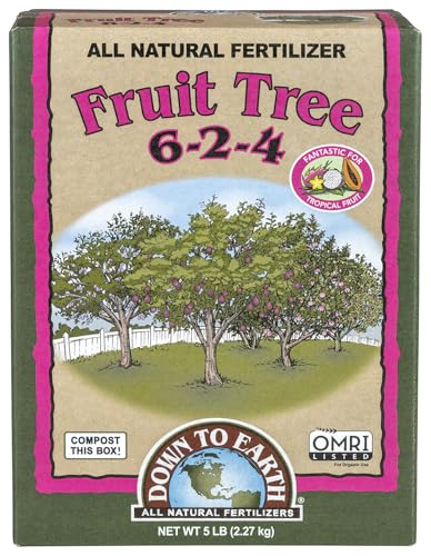 Down To Earth All Natural Fertilizers Organic Fruit Tree Mix 6-2-4, 5lb