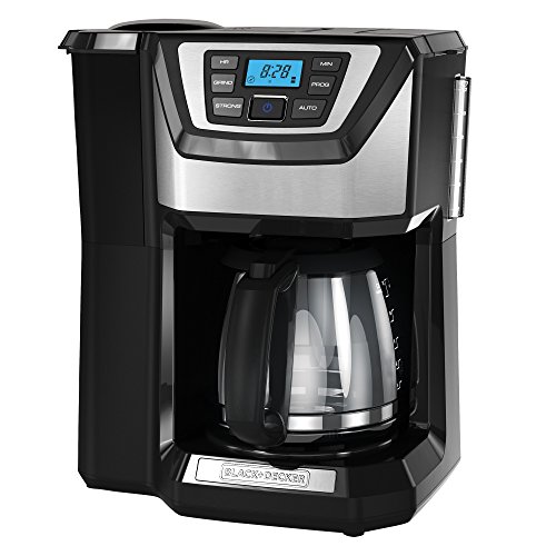 BLACK+DECKER 12-Cup Mill and Brew Coffee Maker CM5000B