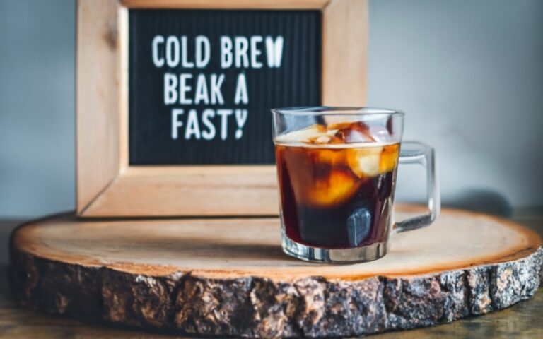 does cold brew break a fast