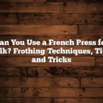 Can You Use a French Press for Milk? Frothing Techniques, Tips, and Tricks