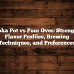 Moka Pot vs Pour Over: Strength, Flavor Profiles, Brewing Techniques, and Preferences