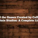 All the Games Created by Coffee Stain Studios: A Complete List