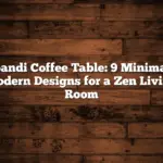 Japandi Coffee Table: 9 Minimal & Modern Designs for a Zen Living Room