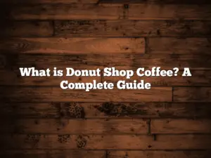 What is Donut Shop Coffee? A Complete Guide