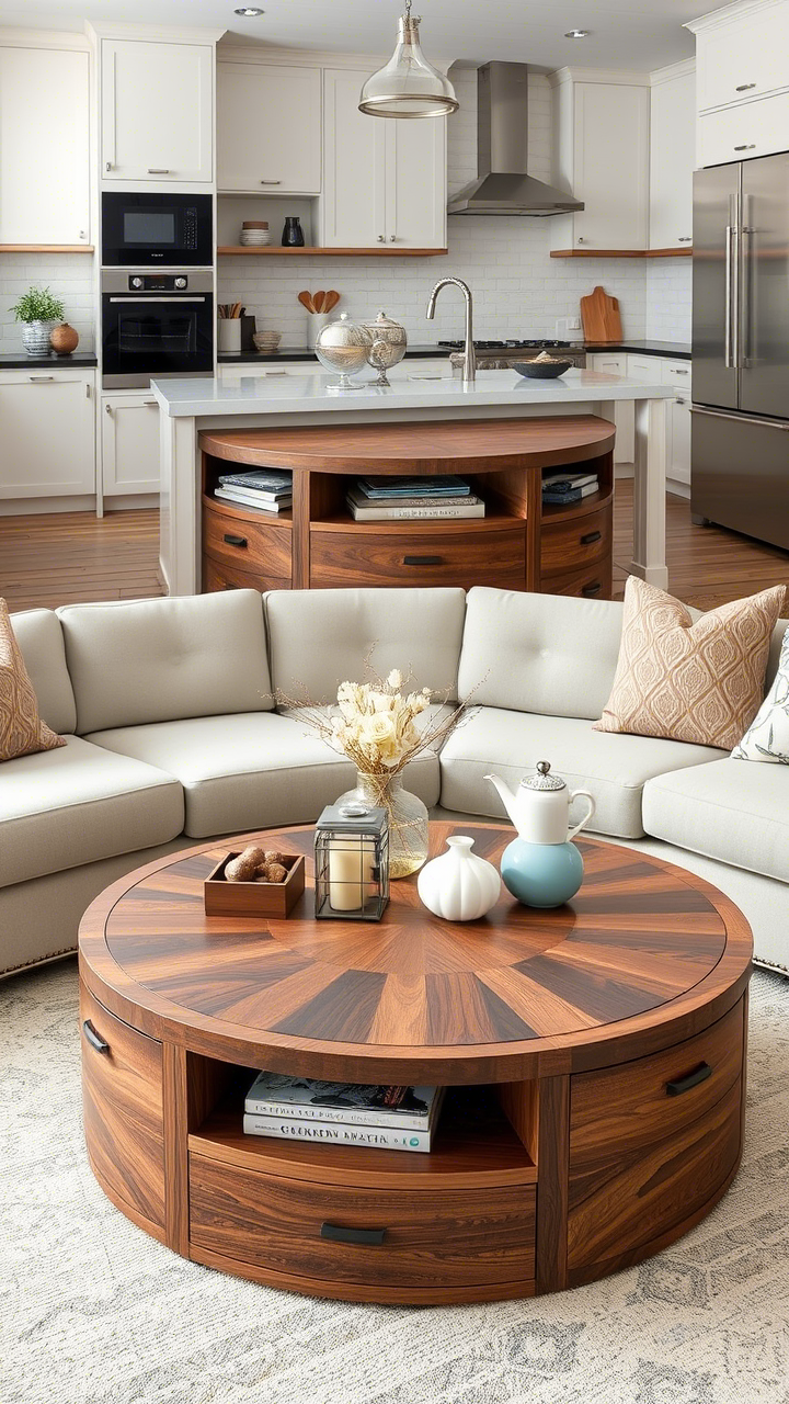 7 Chic Coffee Table Ideas For Your Kitchen: Modern, Round & More