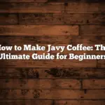 How to Make Javy Coffee: The Ultimate Guide for Beginners