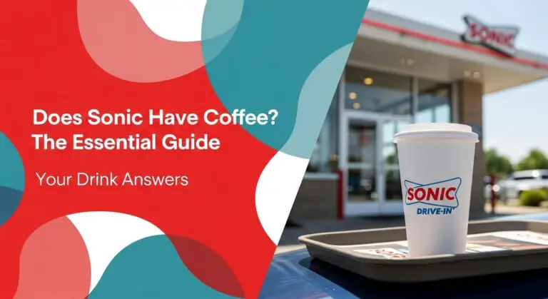 Does Sonic Have Coffee? The Essential Guide