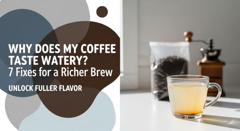 Why Does My Coffee Taste Watery? 7 Fixes for a Richer Brew