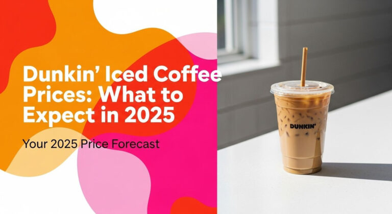 Dunkin' Iced Coffee Prices: What to Expect in 2025