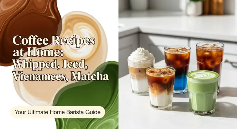 Coffee Recipes at Home: Whipped, Iced, Vietnamese, Matcha