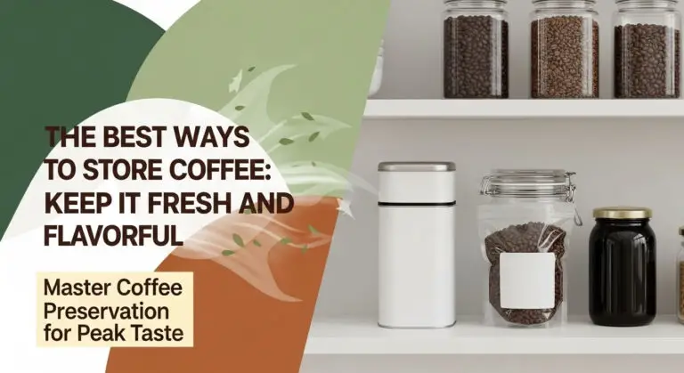 The Best Ways to Store Coffee: Keep It Fresh and Flavorful