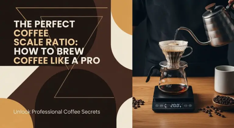 The Perfect Coffee Scale Ratio: How to Brew Coffee Like a Pro