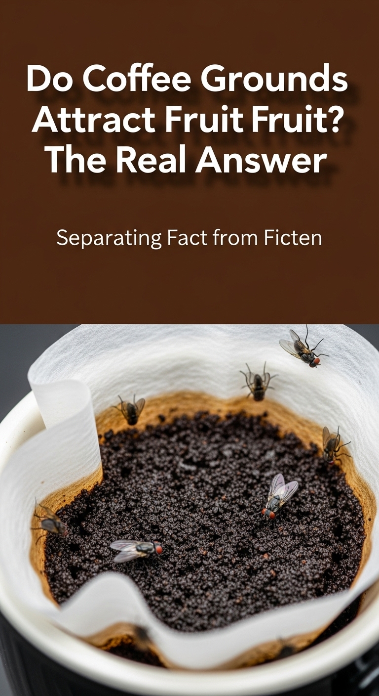 are fruit flies attracted to coffee grounds