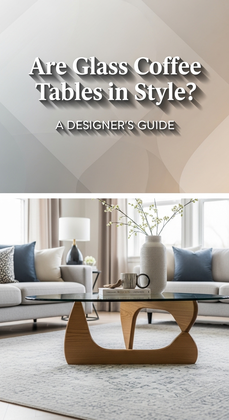 are glass coffee tables out of style