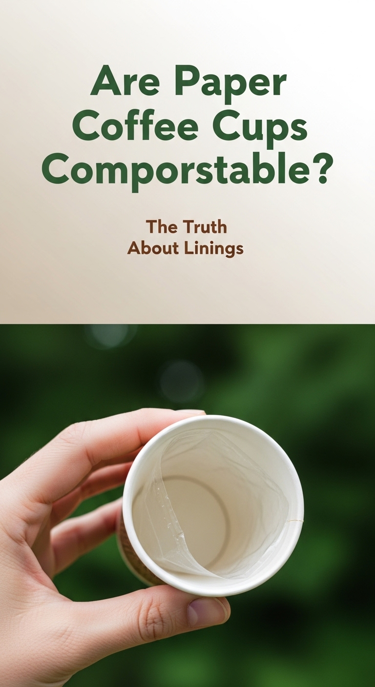 are paper coffee cups compostable