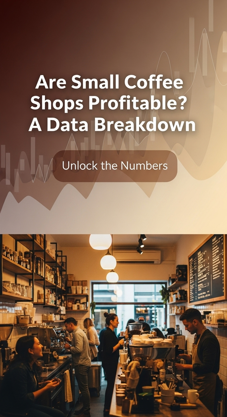 A detailed alt text about whether small coffee shops are profitable, showing a close-up of a coffee cup in a cozy cafe setting.