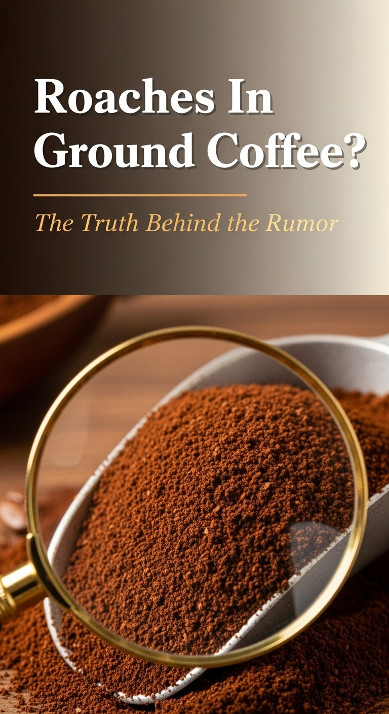 are there roaches in ground coffee