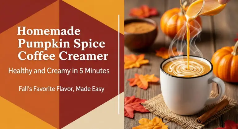 Homemade Pumpkin Spice Coffee Creamer Healthy and Creamy in 5 Minutes 7 Homemade Pumpkin Spice Coffee Creamer Healthy and Creamy in 5 Minutes