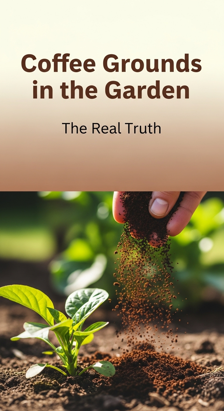 are used coffee grounds good for gardens
