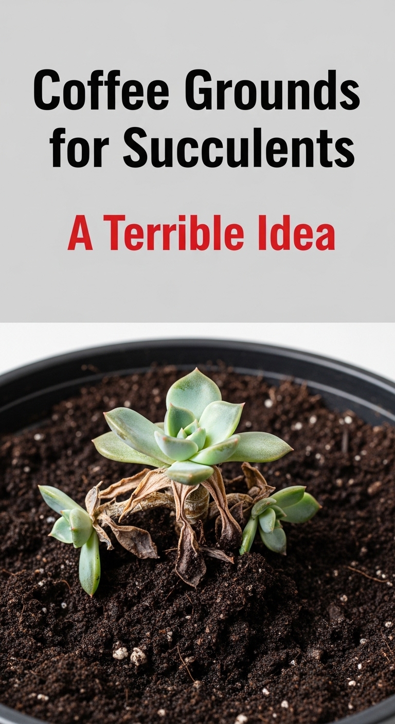 are used coffee grounds good for succulents