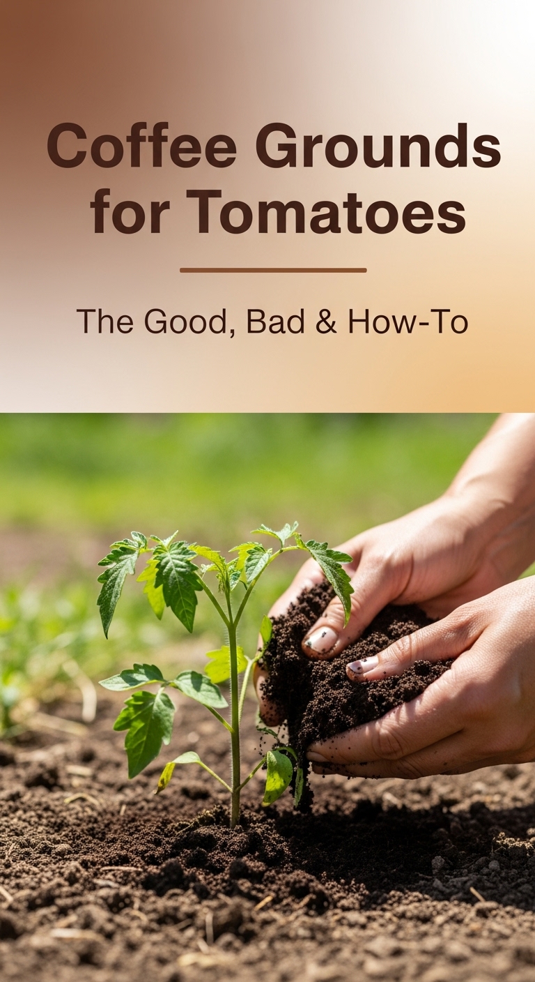 are used coffee grounds good for tomatoes