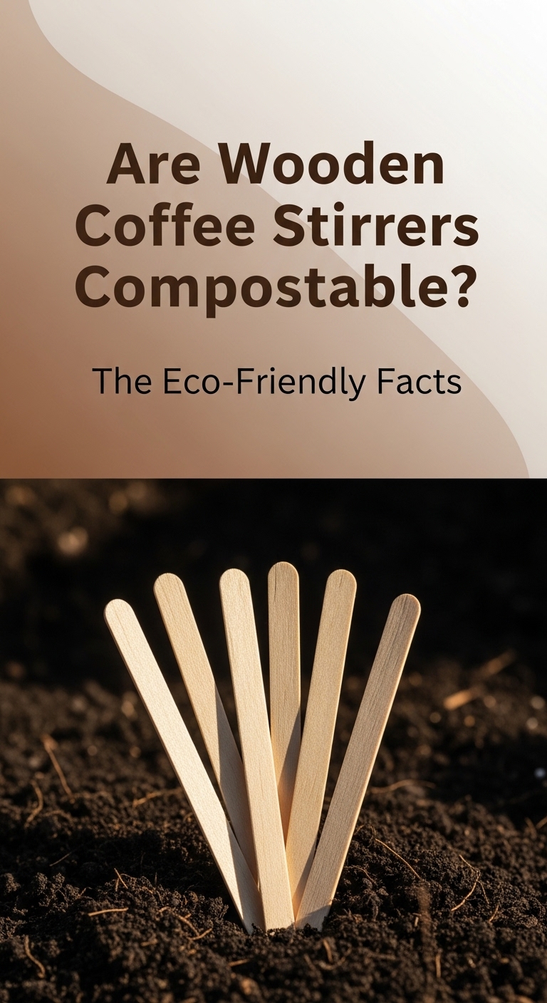 are wooden coffee stirrers compostable