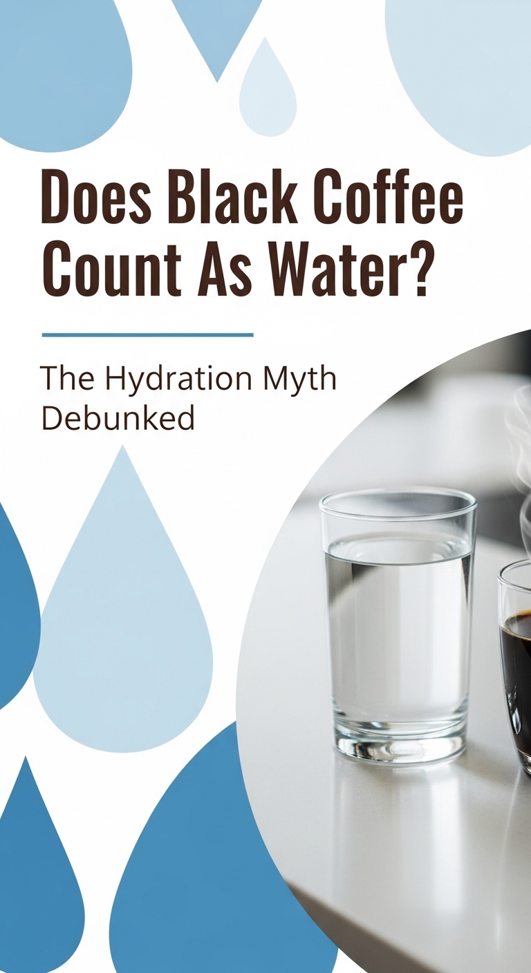 can black coffee count as water intake