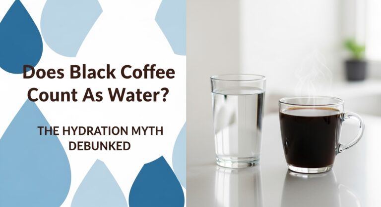 Does Black Coffee Count As Water? The Hydration Myth Debunked 1 Does Black Coffee Count As Water? The Hydration Myth Debunked