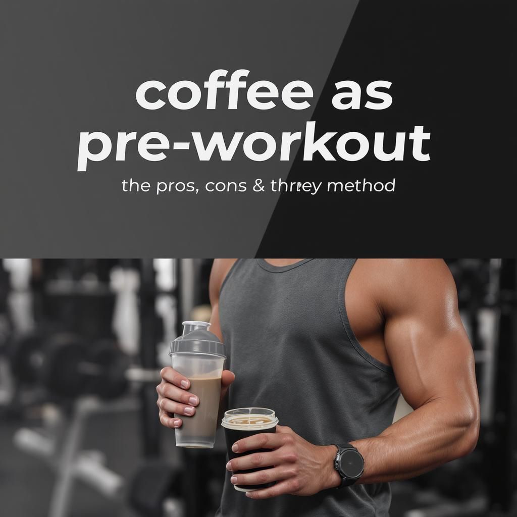 A person holding a cup of coffee before a workout to show that can coffee be used as pre workout