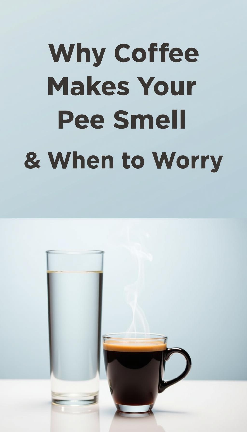can coffee make pee smell