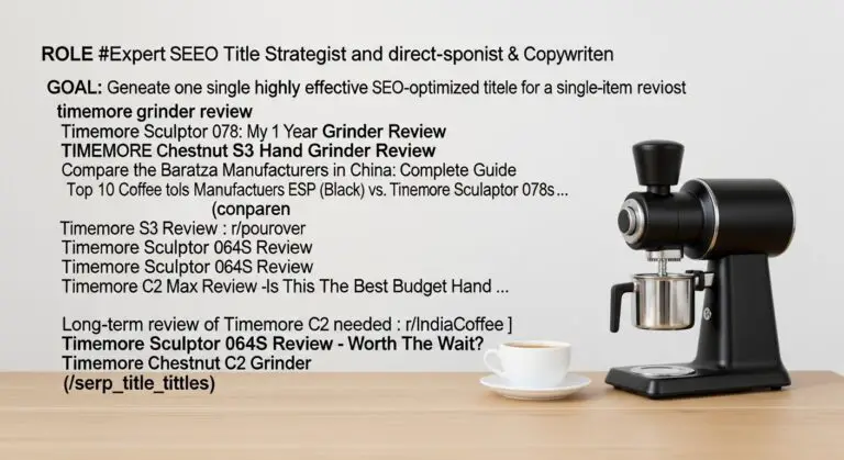 Honest Timemore Grinder Review: Is It Worth It in [year]?