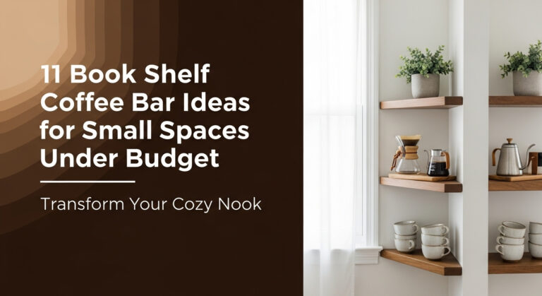 11 Book Shelf Coffee Bar Ideas for Small Spaces Under Budget [year]