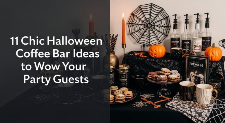 11 Chic Halloween Coffee Bar Ideas to Wow Your Party Guests