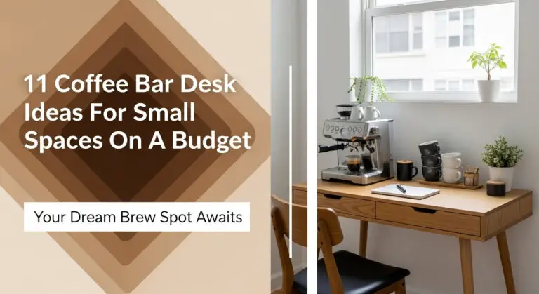 11 Coffe Bar Desk Ideas For Small Spaces On A Budget [year]