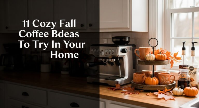 11 Cozy Fall Coffee Bar Ideas To Try In Your Home
