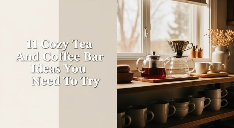 11 Cozy Tea And Coffee Bar Ideas You Need To Try