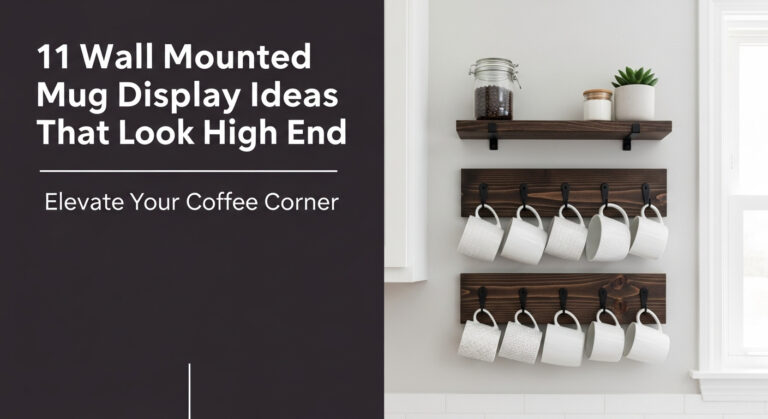 11 Wall Mounted Mug Display Ideas That Look High End