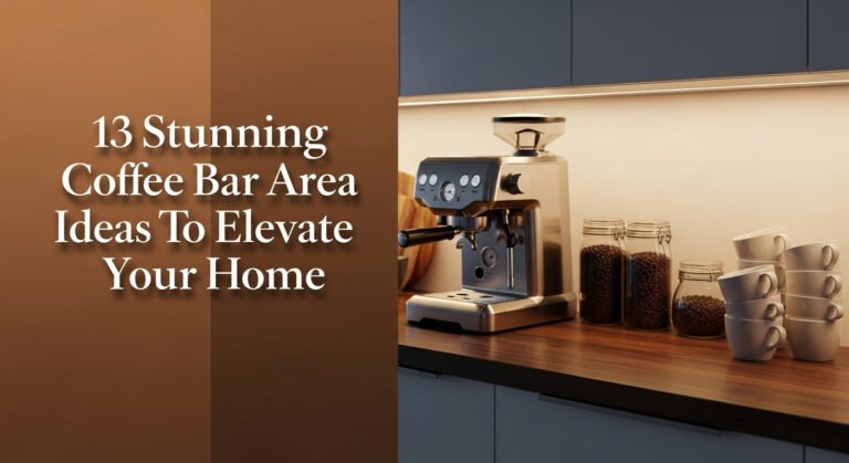 13 Stunning Coffee Bar Area Ideas To Elevate Your Home