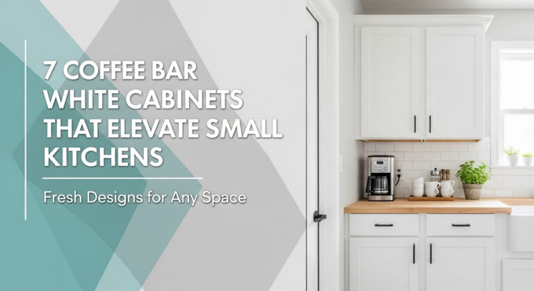 7 Coffee Bar White Cabinets That Elevate Small Kitchens