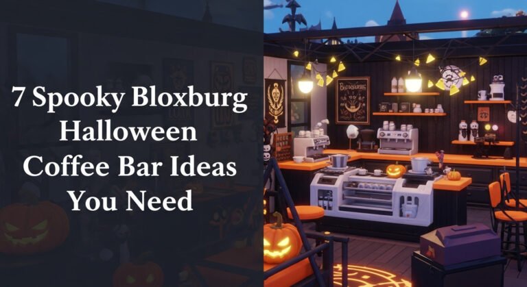 7 Spooky Bloxburg Halloween Coffee Bar Ideas You Need