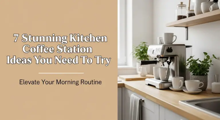 7 Stunning Kitchen Coffee Station Ideas You Need To Try