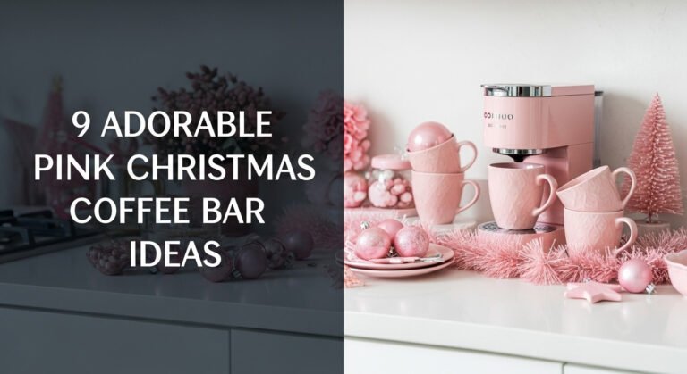 9 Adorable Pink Christmas Coffee Bar Ideas for [year]