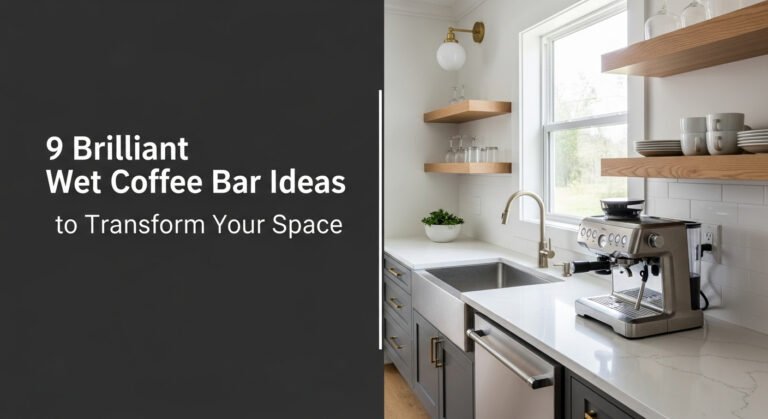9 Brilliant Wet Coffee Bar Ideas to Transform Your Space 9 9 Brilliant Wet Coffee Bar Ideas to Transform Your Space
